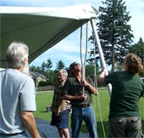 tent raising