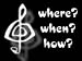 when,? where? who?